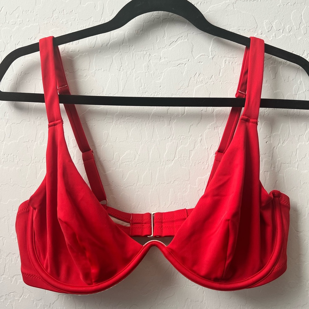 Shade & Shore Red Bikini Top